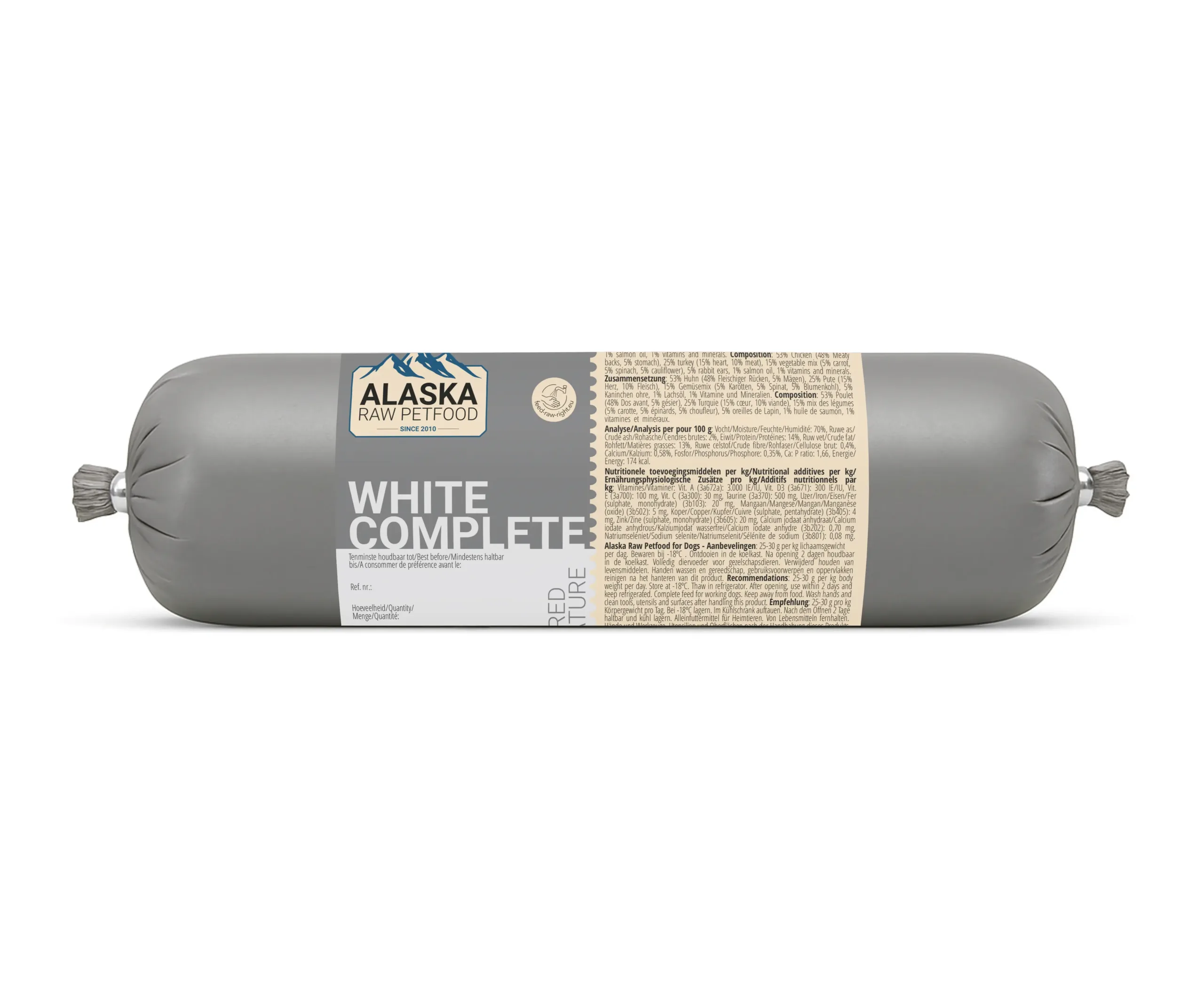 alaska compleet hite kvvv hond 800gr