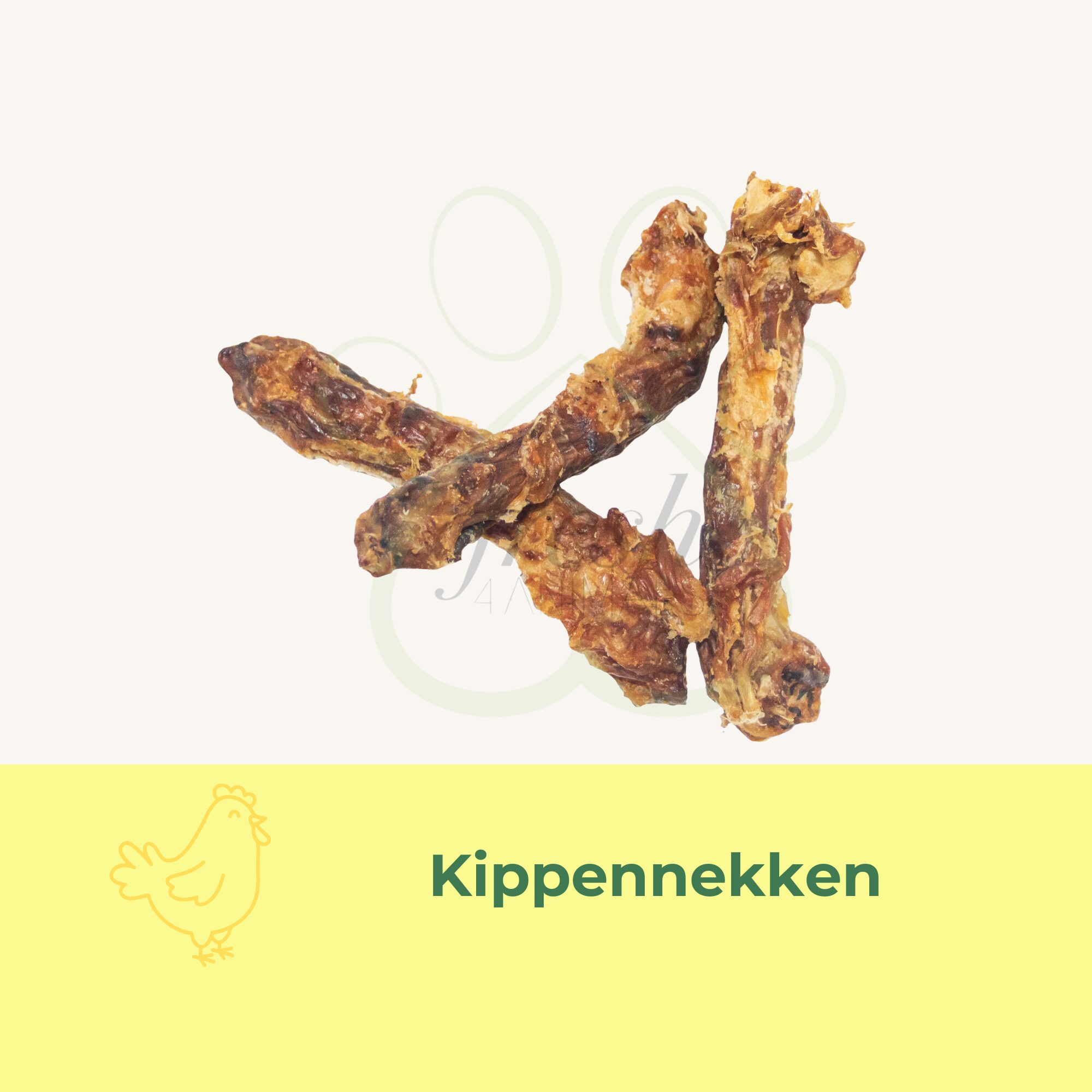 kippennekken snack hond