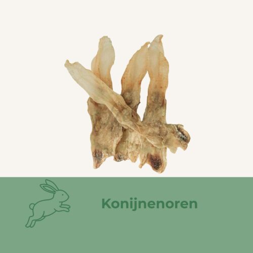 konijnenoren natuur snack hond