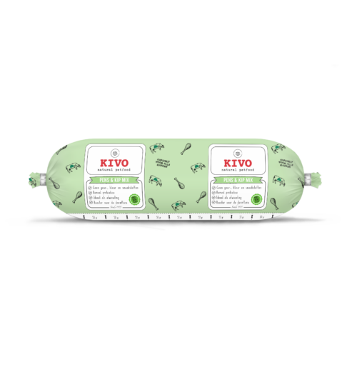 Kivo pens & kip 500gr kvv hond