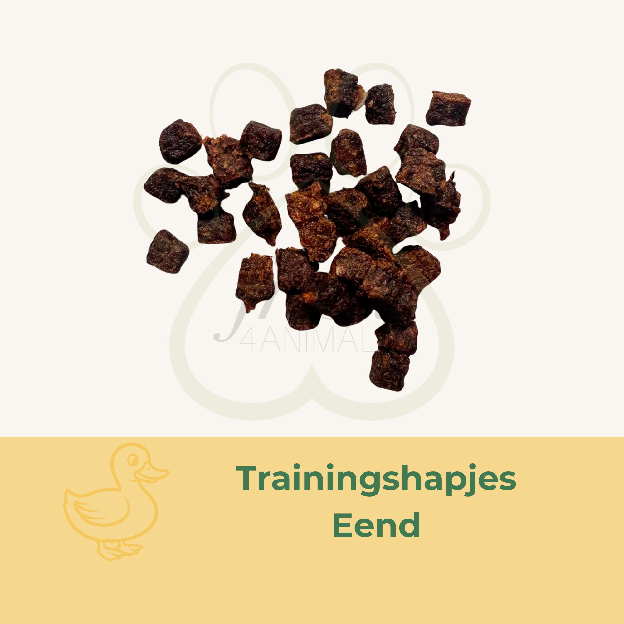 Trainingshapjes Eend snack hond