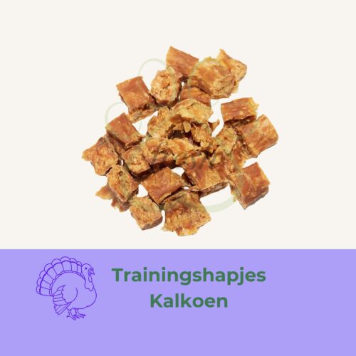 Trainingshapjes kalkoen snack hond