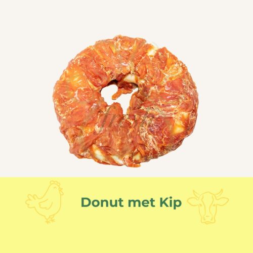 rawhide donut met kip snack hond
