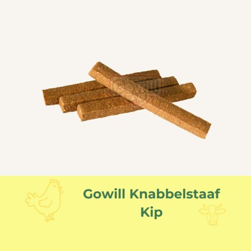 gowill knabbelstaaf kip snack hond