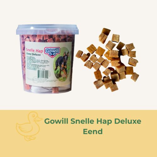Gowill Snelle Hap Deluxe Eend snack hond