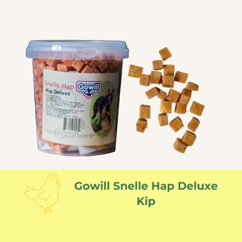 Gowill Snelle Hap deluxe kip snack hond