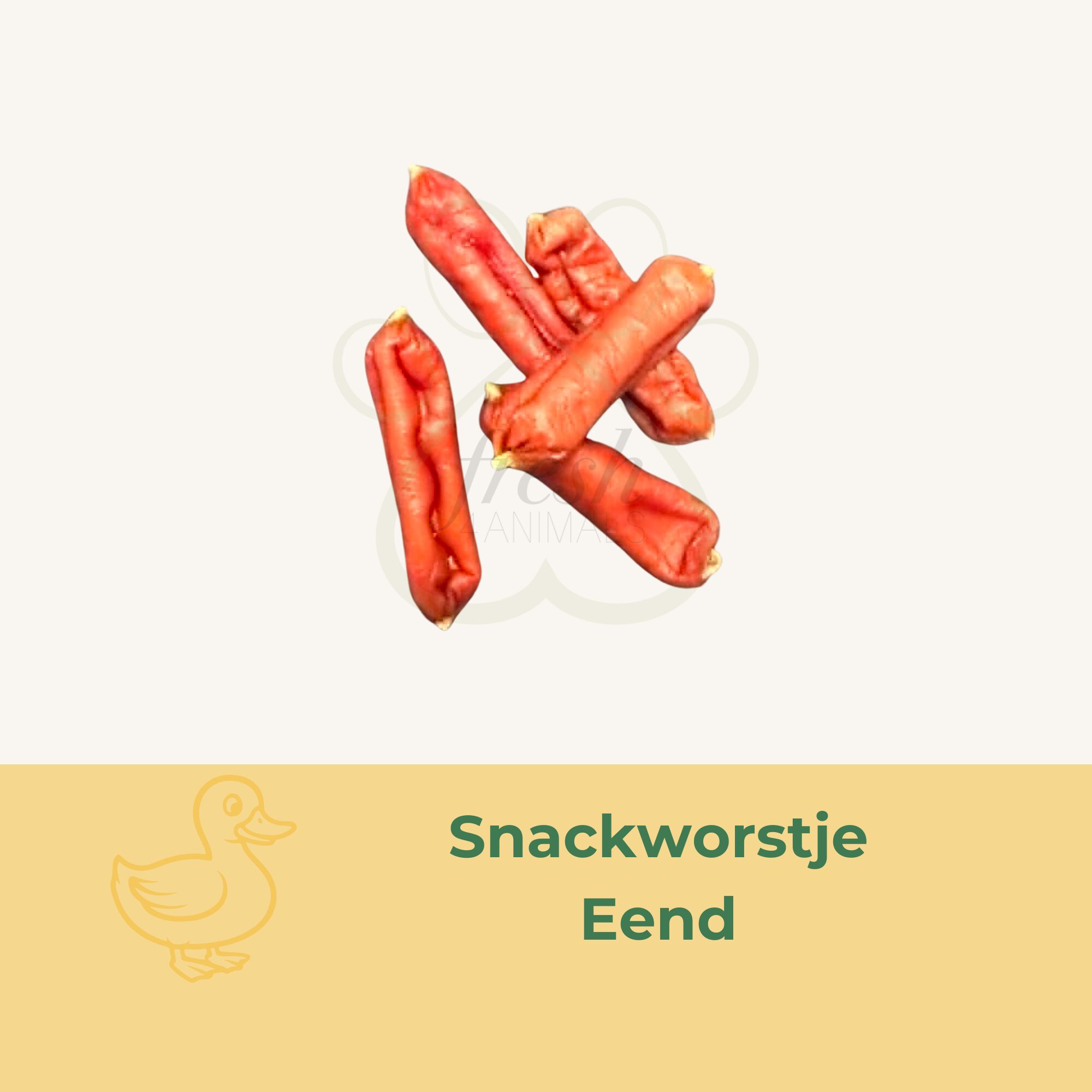 Snackworstje Eend snack hond