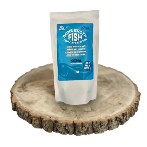 Nova Dog Chews Bone Broth Vis - 230ml