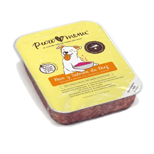Puromenu Gekookt Kalkoen/zalm kvv hond