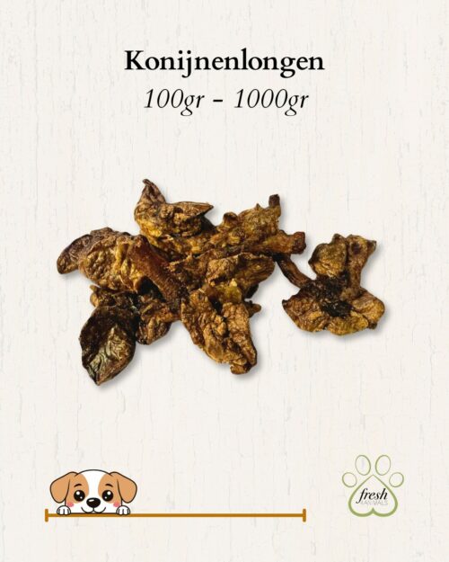 F4A konijnenlongen snock hond 100gr 1000gr