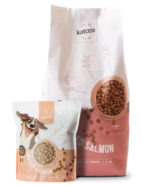 katoos brok hond smoked salmon 1kg - 12kg