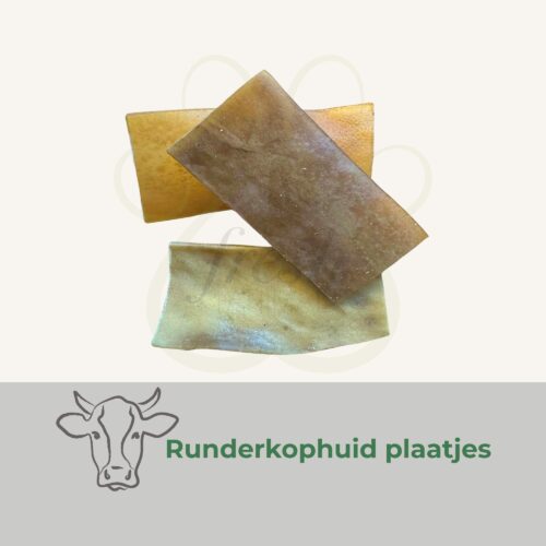 Runderkophuidplaatjes snack hond