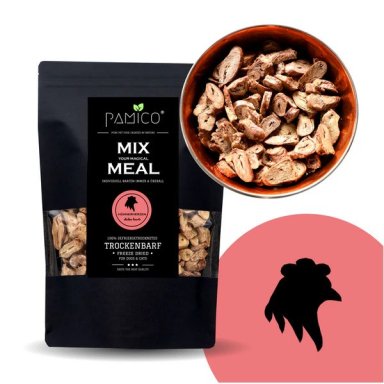 pamico kippenhart gevriesdroogd snack hond