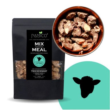 Pamico lamspens mix gevriesdroogde snack hond