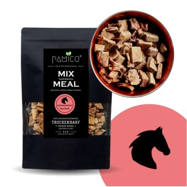 Pamico paardenhart gevriesdroogde snack hond