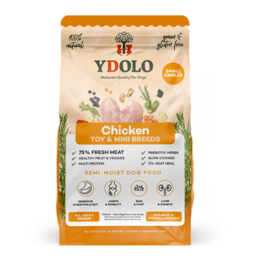 Ydolo chicken toy & mini breeds brok hond